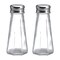Lifetime Lifetime Gemco 3 oz Clear/Silver Glass Bevelled Salt and Pepper Set 2 pk 5078610 - alternate 1